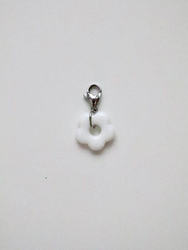 腰鏈配件｜白色小花