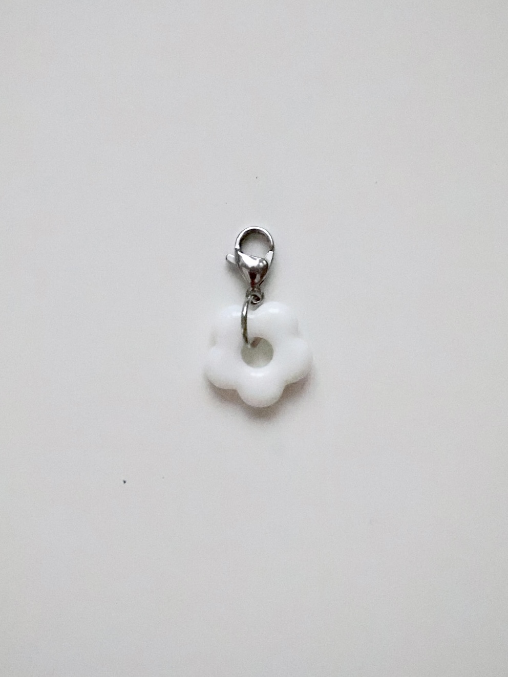 腰鏈配件｜白色小花